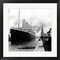 Framed Art Titanic at the docks of Southampton Wall Decor 18x24 Artwork